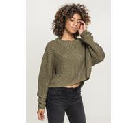 Urban Classics Wide Oversized Sweater Verde L Donna