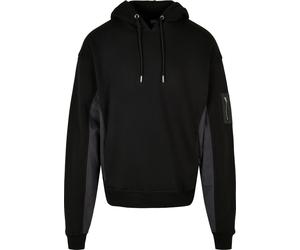 Urban Classics Military Bomber con cappuccio nero XL Nero