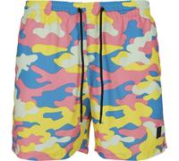Urban Classics Mimetici Nuoto Allover Calzoncini da Bagno Breve Pantaloncini