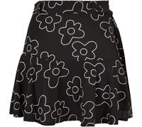 Urban Classics Minigonna da donna in viscosa S Nero