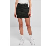 Urban Classics Minigonna in denim elasticizzato nero lavato da donna Donna Donna 27 Nero