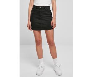 Urban Classics Minigonna in denim elasticizzato nero lavato da donna Donna Donna 34 Nero