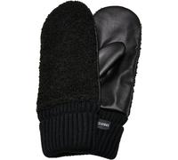 Urban Classics Muffole nero / bianco Uomo - Accessori - Guanti Urban Classics S-M