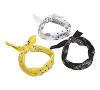 Urban Classics Multicolore Bandana 3-Pack Fazzoletto Foulard Motivo Classico