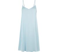 Urban Classics Viscose Satin Slip Sleeveless Midi Dress Blu M Donna