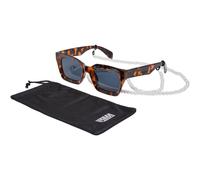 Urban Classics Occhiali da Sole Poros Con Catena UV400 Rettangolare Occhiali