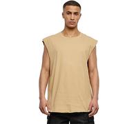 Urban Classics Open Edge Sleeveless Tee T-Shirt, Unionbeige, S Uomo