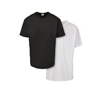 Urban Classics Organic Basic Tee Confezione da 9 T-Shirt, Nero e Bianco, M (Pacco da 2) Uomo