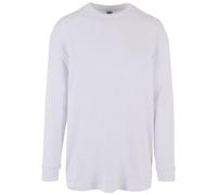 Urban Classics Organic Boxy Rib-Maglia a Maniche Lunghe T-Shirt, Bianco, XL Uomo