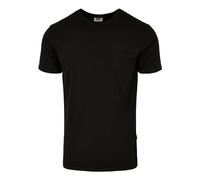 Urban Classics Maglietta Strech Aderente Organica T-Shirt, Nero, L Uomo