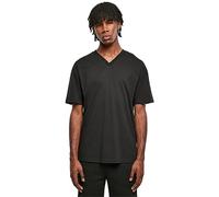 Urban Classics Organic Oversized V-Neck Tee T-Shirt, Black, M Uomo