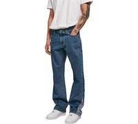 Urban Classics Organic Triangle Denim Pantaloni, Mid Indigo Washed, 30 Uomini