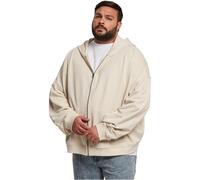 Urban Classics Organico 90's Felpa con Cappuccio e Zip Top Giacca Extra Ampia