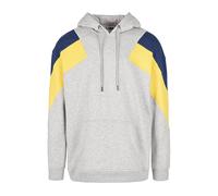 Urban Classics Oversize 3-tone Hoody Grey/honey/darkblue Taglia: XL | Felpe con cappuccio Outlet | Donna | Grigio