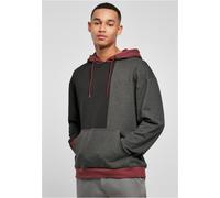 Urban Classics Oversize Colore Blocco Felpa con Cappuccio Uomo Pullover Terry