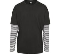 Urban Classics Oversize Doppio Strato a Strisce Ls Té Longsleeve Zweischichtig