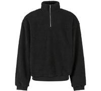 Urban Classics Oversize Teddy Troyer Pullover Uomo Cerniera Nuovo S-5XL