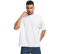 Urban Classics Oversized Mock Neck Tee T-Shirt, Bianco, 4XL Uomo