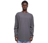 Urban Classics Oversized Open Edge Long Sleeve Uomo Maglia Maniche Lunghe Grigio Scuro L