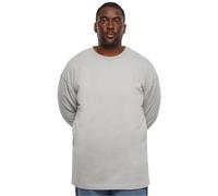 Urban Classics Oversized Open Edge Longsleeve, T-Shirt Uomo, Lightasphalt,