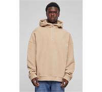 Urban Classics Oversized Polar Pile mezza zip con cappuccio TB6376 M Beige