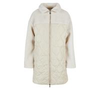 Urban Classics Cappotto oversize trapuntato in sherpa Softseagrass/whitesand Donna Taglia M
