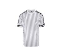 Urban Classics Tb6680-oversized Striped Mesh Tee T-Shirt, Bianco, XL Uomo