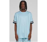 Urban Classics Oversized Stripes Mesh Tee Oceanblue Taglia: S | T-shirt stampate Outlet | Uomo | Blu