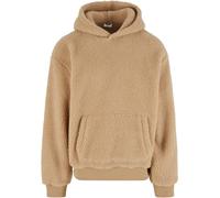 Urban Classics Felpa con cappuccio TB7265 Oversized Teddy Beige L Uomo