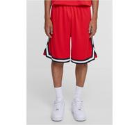 Urban Classics Pantaloncini a righe in rete TB243 M Rosso