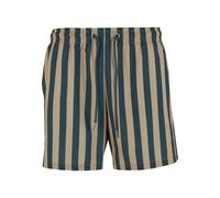 Urban Classics Pantaloncini da bagno a righe Seersucker Pantaloncini da bagno TB7347 L Verde
