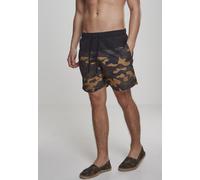 Urban Classics Pantaloncini da bagno Block nero/legno mimetico S Nero