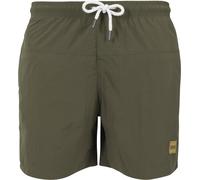 Urban Classics Pantaloncini da bagno 'Block Swim' cachi Uomo Urban Classics 5XL