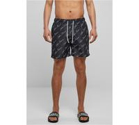Urban Classics Pantaloncini da bagno con motivo M Nero