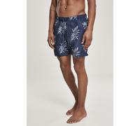 Urban Classics Pantaloncini da Nuoto con Motivo Costume da Bagno, Black/Rose, S Uomo