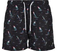 Urban Classics Pattern Swimming Shorts Nero S Uomo