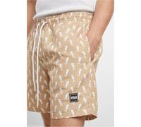 Urban Classics Pantaloncini da bagno con motivo TB2679 3XL Beige