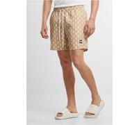 Urban Classics Pantaloncini da bagno con motivo TB2679 L Beige