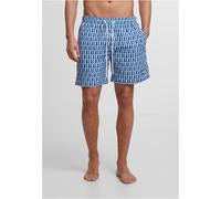 Urban Classics Pantaloncini da bagno con motivo TB2679 S Blu