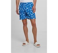Urban Classics Pantaloncini da bagno con motivo TB2679 XXL Blu