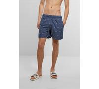 Urban Classics Pantaloncini da bagno con ricamo TB2680 3XL Blu