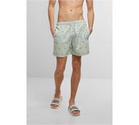 Urban Classics Pantaloncini da bagno con ricamo TB2680 3XL Verde