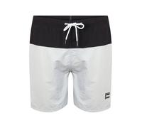 Urban Classics Block Swim Shorts, Pantaloncini da Bagno, Uomo, Lightasphalt/Black, L