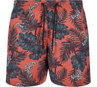 Urban Classics Pantaloncini da bagno modello Dark Tropical Aop XS Multicolore