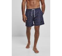 Urban Classics Pantaloncini da bagno Modello Pantaloncini da bagno Occhiali da sole Aop XXL Blu