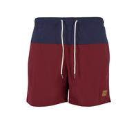 Urban Classics Pantaloncini da bagno Block Swim Shorts Uomo Nvy/Burgundy S