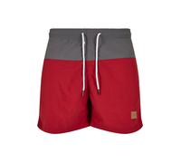 Urban Classics Pantaloncini da bagno pietra / rosso fuoco Uomo - Abbigliamento - Moda mare - Pantaloncini da mare Urban Classics XS