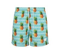 URBAN CLASSICS Costume da Bagno Uomo, Pantaloncini da Bagno ad Asciugatura Rapida, Boxer da Bagno Surf e Attivitá Sportiva, Colore pineapple aop, M