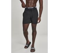 Urban Classics Pantaloncini da bagno Two in One Pantaloncini da bagno nero/biancoite S Nero