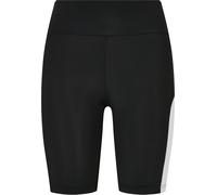 Urban Classics Pantaloncini da ciclismo da donna Colour Block Nero/White S Nero